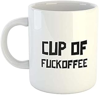 Cup of Fuckoffee Mug | Rude Mugs | Funny Mugs | Novelty Mugs | Funny Mugs | | Office Mugs | New Job Mugs | Colleague Gift | Novelty Gifts