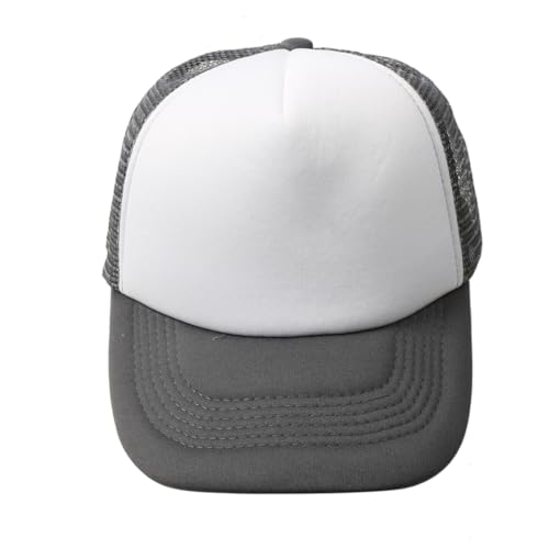Image of TZ Promise Men Women Foam Trucker Hat Mesh Cap Solid Colors Lightweight with Adjustable Snapback Collection
