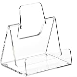 Visibilité claire : pour afficher des livres, des cartes postales, des bandes dessinées ou des photos en acrylique transparent qui offre une vue dégagée et met en valeur chaque détail de vos œuvres d'art ou objets de collection