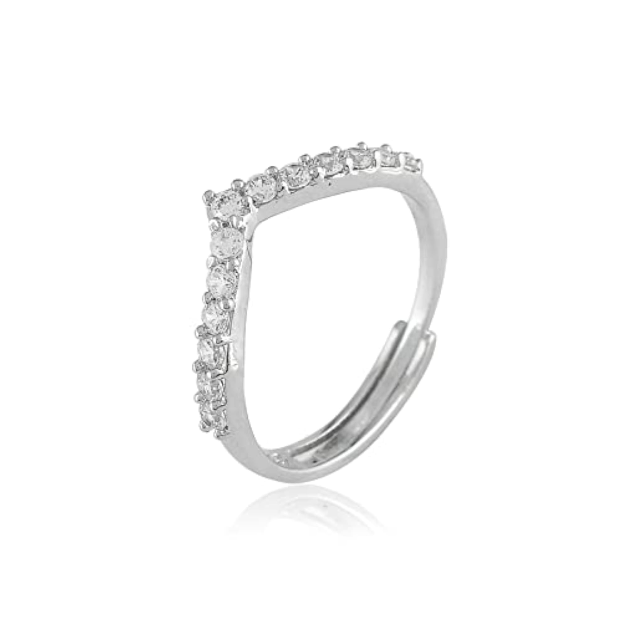 Women's Pure 925 Silver Adjustable Ring