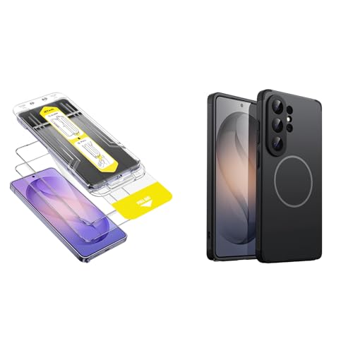 Pack Samsung S26 Ultra JETech avec applicateur automatique et coque aimantée