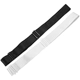 FIXOSHEE 2 Stück Teiliges Verstellbares Tuck Band für Damenblusen Elastischer Gummizug für Tops und Shirt saum Modisches Accessoire zur Kleideranpassung und Stilaufwertung