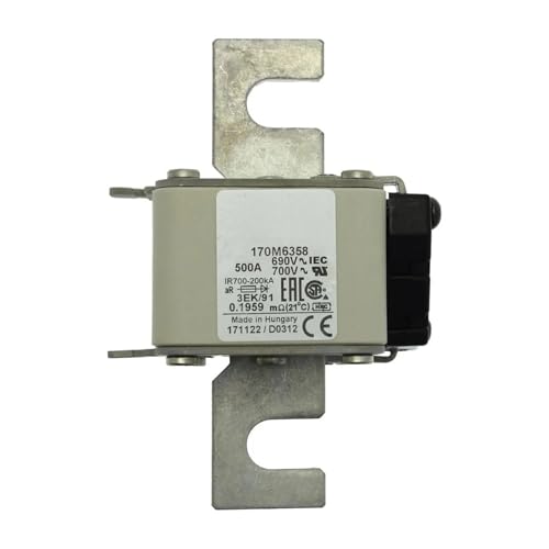 Fusible 170M6365 pour protection industrielle haute tension calibre standard