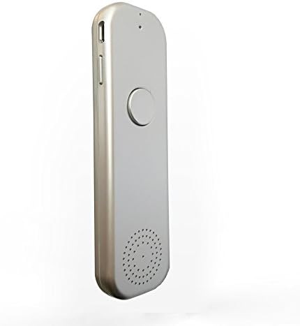 TT translate Smart Language Translator Device Electronic Pocket Voice Bluetooth 52 Languages for Learning Travel Shopping Business(Silver)
