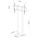 TradeMount Soporte de pie para televisión TV Altura Ajustable para Sony 49"...