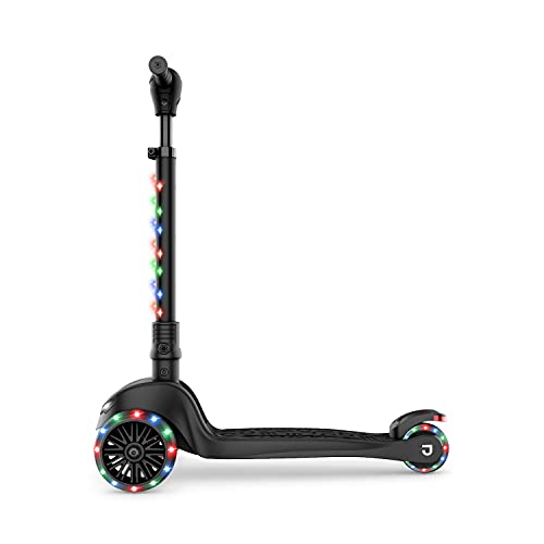 image for Jetson Scooters - Jupiter Mini 3 Wheel Kick Scooter (Black) - Collapsi