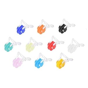 Keenso 20 STKS Neus Clip Zwemmen, Verschillende Kleur Neus Plug Zwemmen Neus Protector Volwassen Kids Unisex