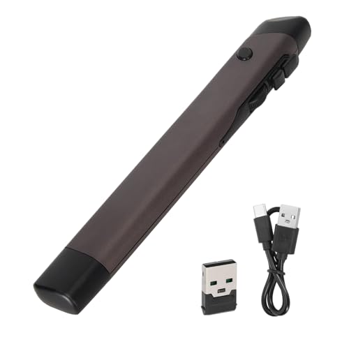 SUNGOOYUE WirelessPen Mouse, 1200 DPI 2.4G Dual Mode USB BT Optical Pocket Pen Mouse for Android PC Laptop CAD