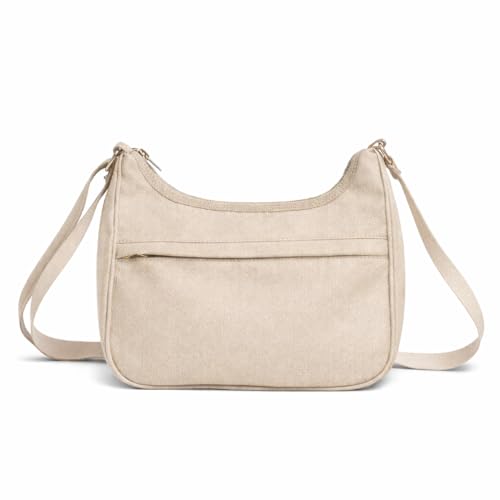 Bolsa Transversal Feminina de Ombro Média Ajustável em Couro PU, PGH Essenza (Ocre)