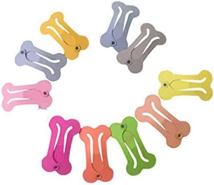 10 unidsset de pinzas para el pelo de perro lindo en forma de hueso pasadores de pelo para mascotas Multicolor pequeños pinzas para el pelo