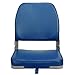 ERGOSEAT Low Back Boat Seats Fold-Down Fishing Boat Seat with Backrest Foldable Boat Chair Marine Bass Jon Boat Seats Canoe Seat, 1 Pack, Blue
