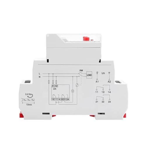 Relé de voltaje digital GRV8-SV para proteger electrodomésticos de caídas 4