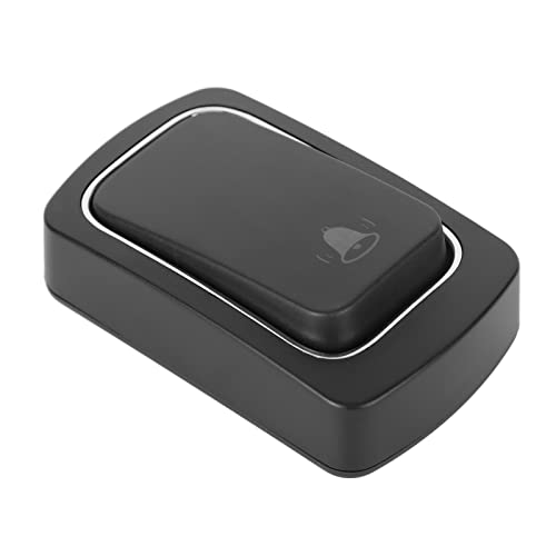 Campainha Ding Dong, 200㎡ Alcance de Cobertura Campainha Externa Sem Fio Autoalimentada ABS 100-230V