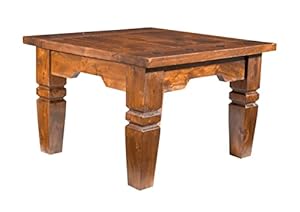 Massivmoebel24.DE Akazie Couchtisch 60x60 Honig Oxford