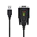 Produktbild VTOP USB Seriell RS232 Adapter - USB auf RS232 Serial DB9 9 PIN COM Port Konverter Kabel - RS232 USB Seriell USB Adapter