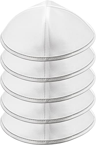 Image of Pack of 5-Pcs - Hq Satin /Linen /Velvet /Raw Silk /Suede Kippah for Men, Yamaka Hat Designed in Israel - Kippot Bulk