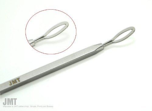Miniatura 3 de JMT Herramienta profesional de limpieza de piel de acero inoxidable Extractor de Comedone Herramienta para el cuidado de la piel Blackhead Whitehead