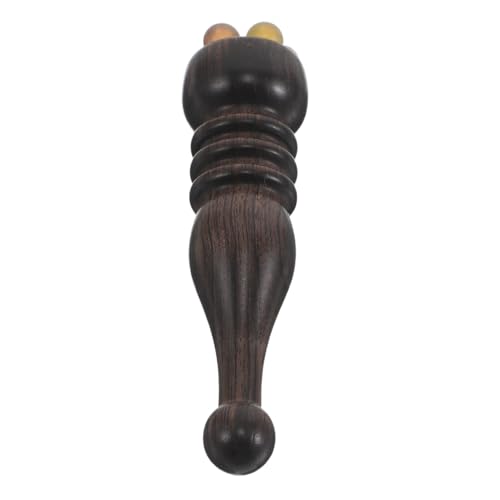 SHERCHPRY Masajeador Relajante de Ojos de Madera de Sándalo Pequeño, Palo de Masaje Facial Portátil para Cuidado Sinusal y Facial, Herramienta Multifuncional para Uso en Casa y Viaje
