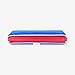 KinderMat, Basic Rest Mat, 1 Inch Thick, 45 x 19 Inches, Red/Blue, Gray Binding