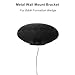 Wall Mount Bracket Compatible with Bowers & Wilkins Formation Wedge Bluetooth Speaker, One-piece Mold, Sturdy Thick Metal Stand, Black