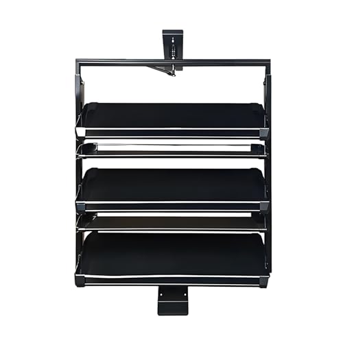 Étagère à chaussures pivotante, meuble de rangement vertical en bambou