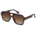 SOJOS Retro Thick Polarized Aviator Sunglasses for Women Men, Large Trendy Bold Square Pilot Shades SJ2385 - Image 2