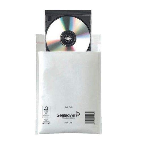 Mail-Lite 100 Mail Lite - C/0 - JL0 - Padded Envelopes 150 x 210mm 1 Boxes of 100 - White