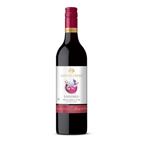 Image of Jacob's Creek UNVINED Shiraz Non Alcoholic Red Grape Still Wine