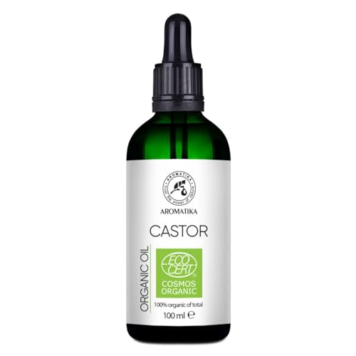 Bio Rizinusöl 100 ml - Ricinus Communis - Kaltgepresst - Naturreine Castor Oil in Lichtschutz Glasflasche mit Pipette - Basisöl - BIO Öl für Haare und Haut Bio Rizinusöl 100 ml - Ricinus Communis - Kaltgepresst - Naturreine Castor Oil in Lichtschutz Glasflasche mit Pipette - Basisöl - BIO Öl für Haare und Haut