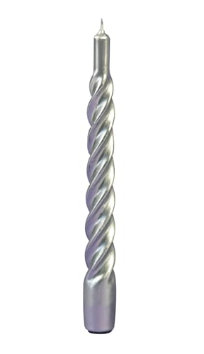 Cereria de Giorgio risthò Bougies laqué, Cire, Fil torsadé Argent, 2.2 x 2.2 x 21 cm, 3 unités