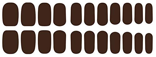 ZINIPIN KB nail Art Polish Stickers Full nail Wraps Decal Strips Adhesive False nail STICKERS Design Manicure Set with 1Pc Nail Buffers Files and Cleansing Pad for Women 22PCS KB025