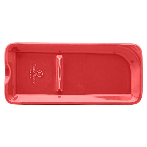 Repose cuillère Emile Henry céramique Eh340262 rouge d'exception 22,5cm