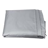 Cubierta inflable impermeable para barco, lona de poliéster, protección a prueba de polvo para kayaks, botes pequeños y botes inflables con múltiples opciones de tamaño para un ajuste seguro (420 x 94