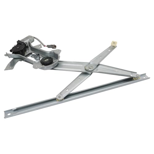 Image of TRQ Front Driver Side Power Window Motor and Regulator Assembly Power Compatible with 1994-2004 Ford Mustang