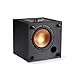Klipsch Reference R-8SW Surround Subwoofer, 150 Watts Peak Power (Brushed Black Vinyl, 8-Inch)