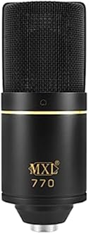 MXL Mics MXL-770 XLR Microphone (Unidirectional, Black)