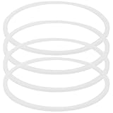 BESPORTBLE Anillos de Silicona para Fiambrera 4 Piezas 11 CM Diámetro Exterior 10 CM Interior Junta de Sellado Flexible para Fiambreras y Cajas Isotérmicas Accesorios para Lunch Box