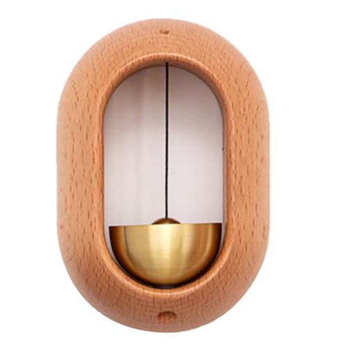 Evzvwruak Timbre de viento de estilo japonés con ventosa tipo puerta de cobre con recordatorio de entrada magnético (B)