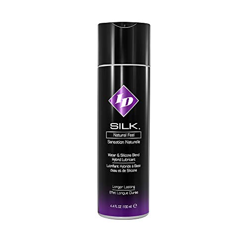 ID Silk Personal Lubricant - Water and Silicone Based Lube, 4.4 Fl Oz Bottle ID Silk Personal Lubricant - Water and Silicone Based Lube, 4.4 Fl Oz Bottle