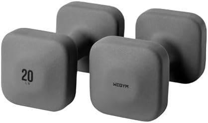 WeGym SafeGrip Square Dumbbells with Anti Slip Handles, Aesthetic Free Weights for Home Workouts, Stable Design Prevents Rolling during Floor Exercises 19