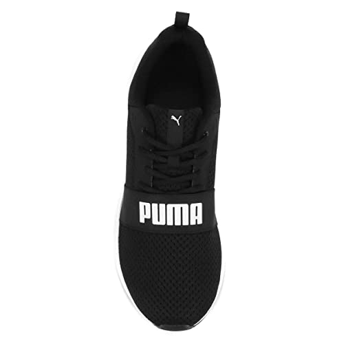Tênis Puma Puma Wired Run BDP adulto-unissex, preto e branco, 41