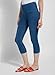 Lyssé womens Denim Capri Jeans, Mid Wash, Small US
