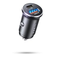 LISEN 54W Zigarettenanzünder USB C, PD&QC3.0 Auto Ladegerät KFZ, 12V USB Adapter Auto Zigarettenanzünder Steckdose für iPhone 17 Pro Max Air, Galaxy S25 Ultra, Xiaomi 15 und mehr