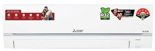 Image of I Mitsubishi 1 Ton 5 Star Inverter Split AC White (Copper Condenser, MSY-GR13VFT)