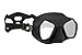 SALVIMAR Hathor, Maschera per Pesca Subacquea, Snorkeling, Unisex adulto, Nero