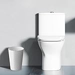 Lysam Bathroom Trash Can, 3 Pack 1.8 Gallons Small Trash Can with Trash Bags, Bathroom Garbage Can, Plastic Trash Bin, Round Waste Basket for Bedroom, Office, Room (White Black Grey) - Image 2