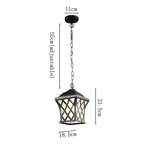 Suspension style grange extérieure classique étanche pour entrée et terrasse - 4