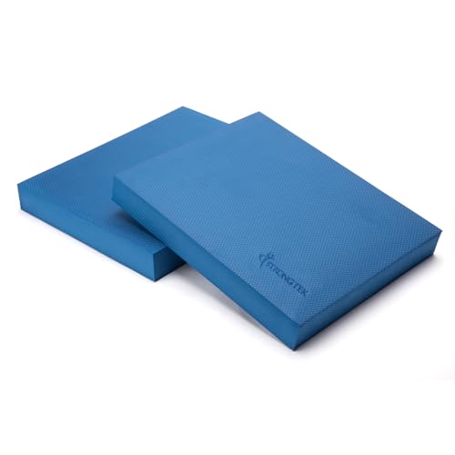 Image of StrongTek Professional Foam Exercise Balance Pad - 15.8 inch x 13 inch x 2 inch, High-Density TPE Foam Knee Pad, Non-Slip & Water-Resistant, for Balance Training, Physical Therapy, Yoga, and More