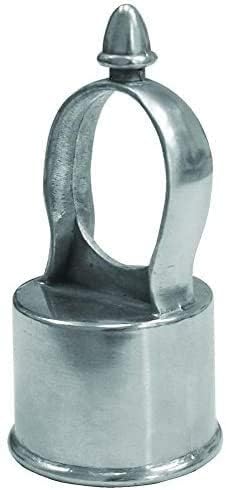 America's Fence Store Parte superior de línea de aluminio de 2 pulgadas x 1-58 pulgadas, sostiene rieles de línea en cercas de eslabones de cadena,