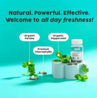 Clorofila – Desodorización de todo el cuerpo para la salud intestinal, la salud de la piel, la desintoxicación y el apoyo digestivo – Control natural del olor